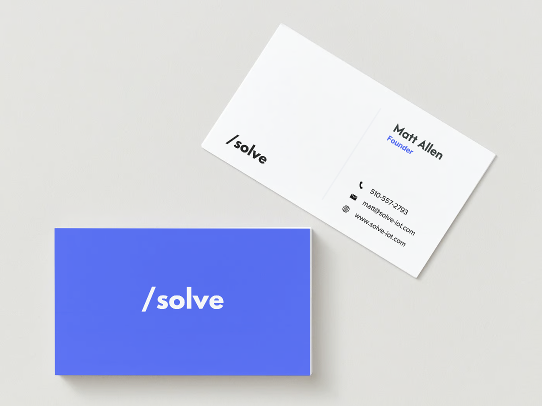 Mockup Matt Biz Card